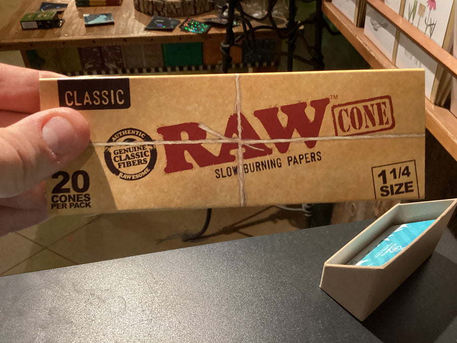 Raw Cone 1 1/4 20pk
