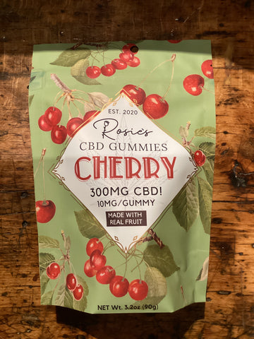 Rosie’s Cherry CBD Gummies, 300mg