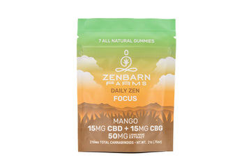 Daily Zen FOCUS CBD+CBG Gummies, 7pk