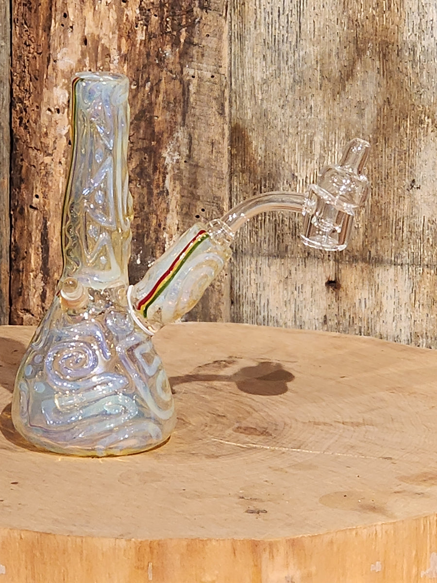 Glass Oil Rig with Banger