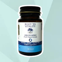 Root to Vitality Full Spectrum Vegan CBD Capsules - 25mg - 30 Count
